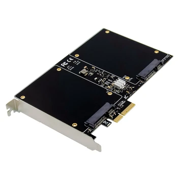 

PCI-E X2 SATA3.0 RAID Controller Card Compatible with 2.5-Inch Full-Size SSD / HDD 88SE9230