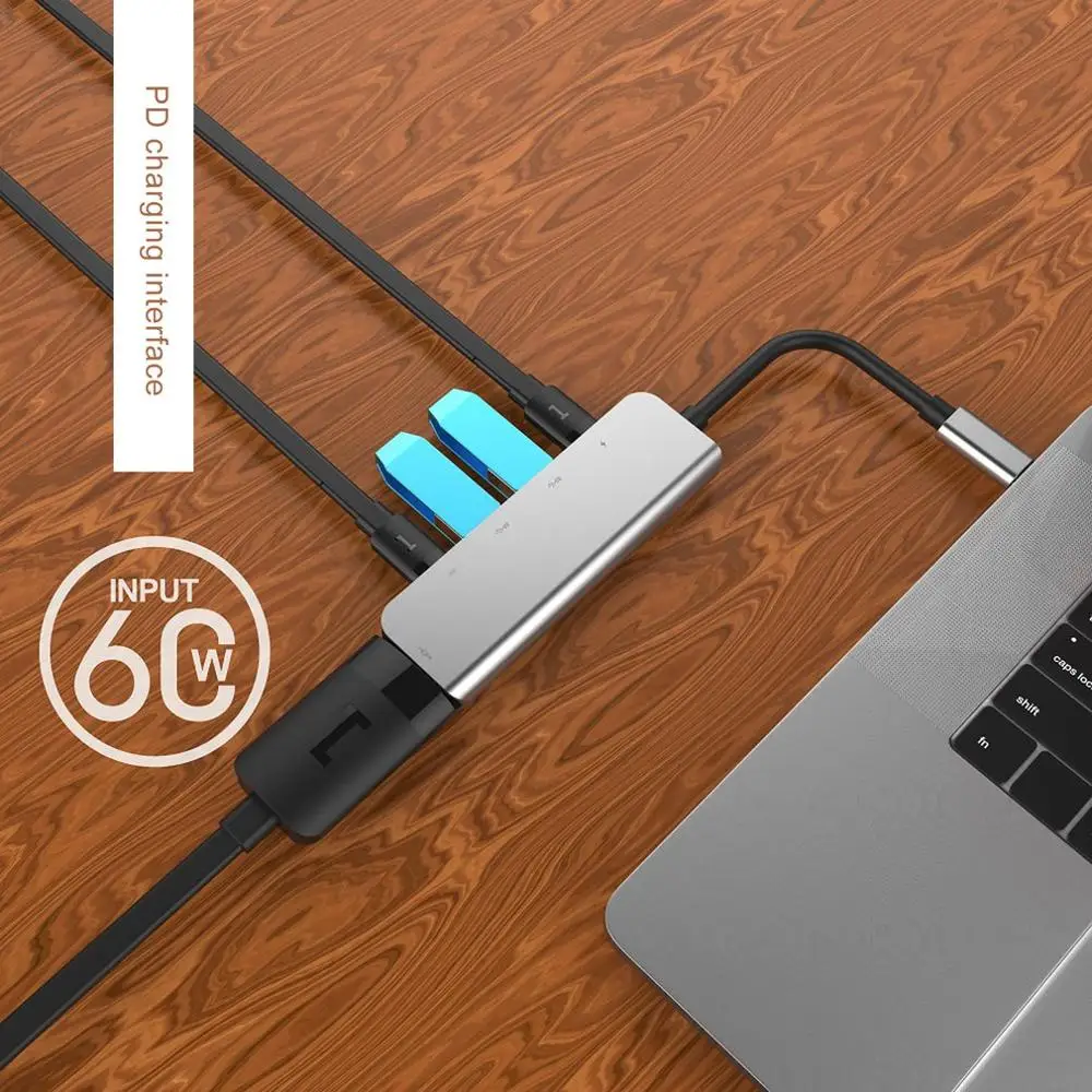 3 в 1 концентратор Tpye-C к Micro USB 3,0 2,0 HDMI Thunderbolt сплиттер адаптер совместимый для MacBook Pro для samsung