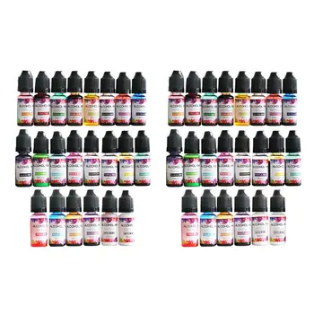 

22 Colors Epoxy Pigment Liquid Colorant Dye Ink Diffusion UV Resin DIY Crafts