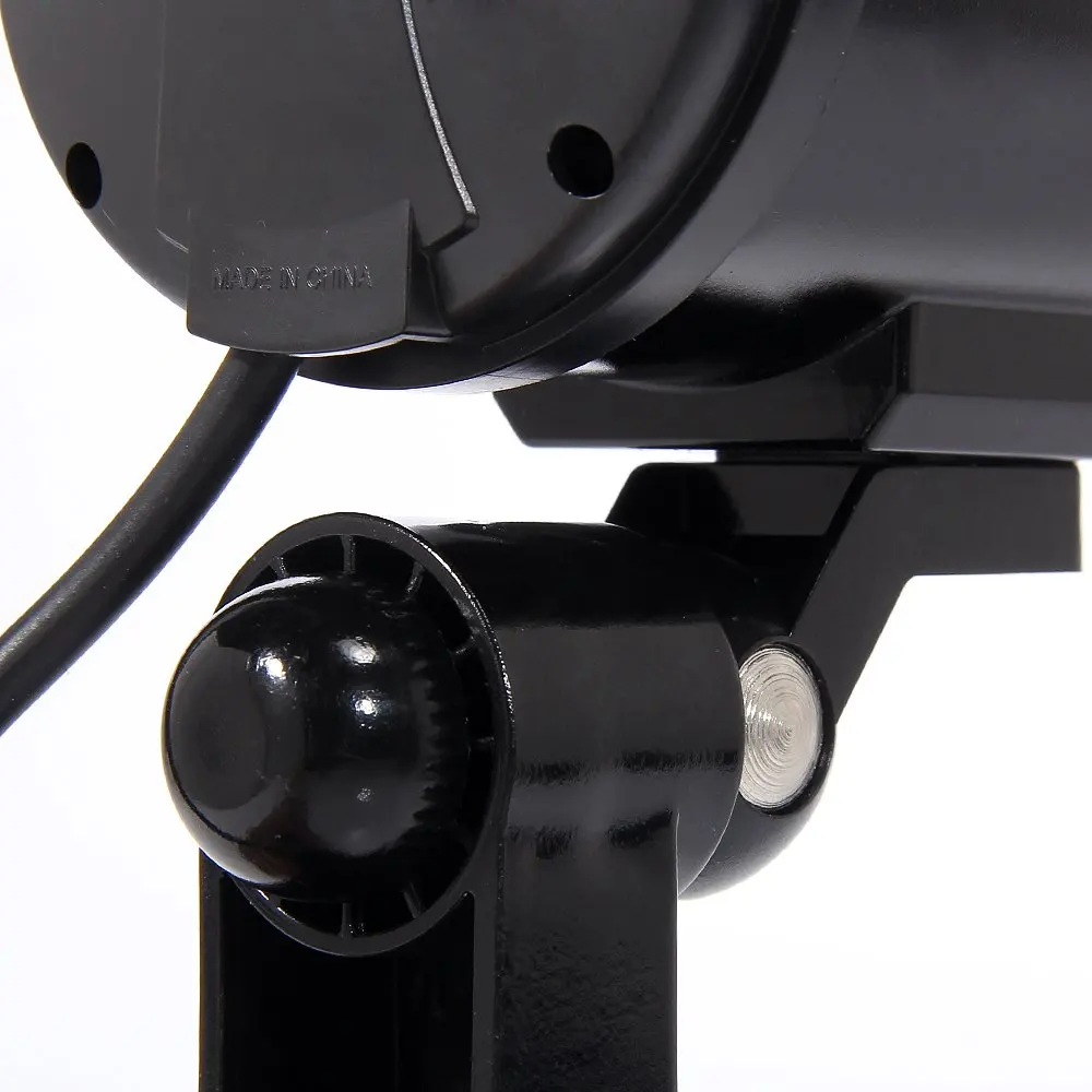 Dummy Camera 4 Pack Outdoor Fake Dummy Security Camera LED Light CCTV Surveillance False Camera Black