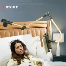 Складная подставка для планшетного ПК, вращающийся на 360 градусов, крепкий держатель, поддержка 4-14 дюймов, планшет для ленивых людей, стол/кровать, кронштейн для iPad, iPhone, Kindle