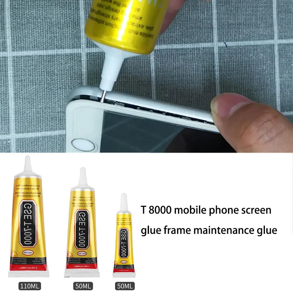 15ml 50ml 110ml Suxun T8000 Glue Clear Contact Phone Repair Adhesive Glass  Plastic Universal Diy Glue T-8000 - Adhesives & Glue - AliExpress