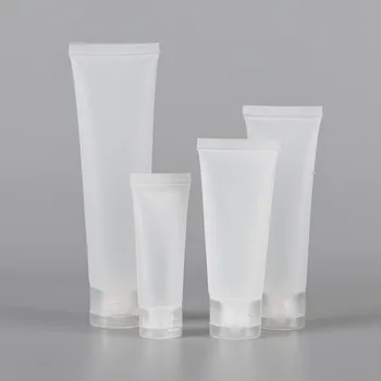 

50pcs 100ml Plastic cosmetic tube mildy wash soft tube butter handcream hose empty make up tube emulsion bottle free shipping