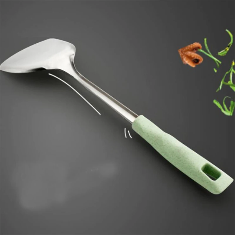 Stainless Steel Handle Kitchen Spatula Shovel Cooking Pot Turner Stainless Steel Kitchen Cooking Utensils Cookware