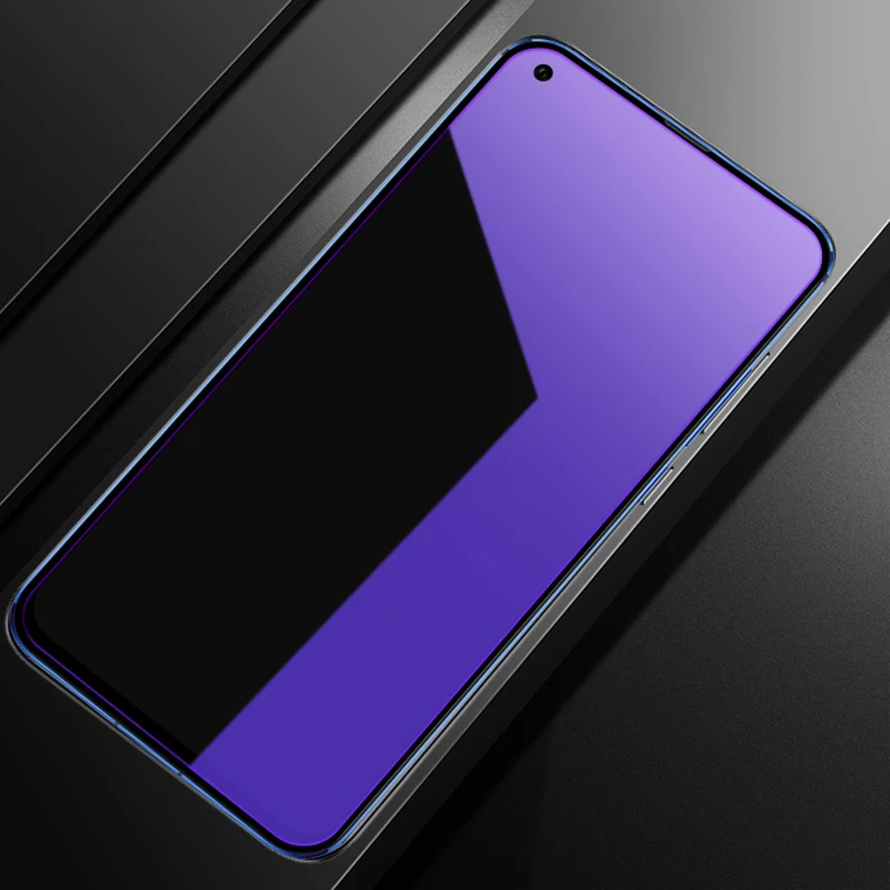 Для huawei Honor 20 Pro 20S 20i 10 Lite 10i Play 3 View 20 Note 10 Magic 2 Защитная пленка из синего закаленного стекла