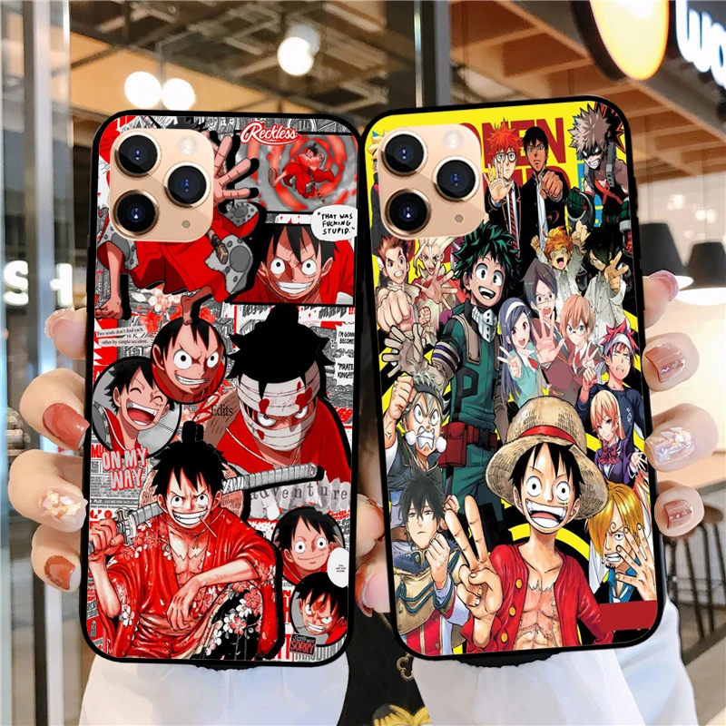 Цельный японский аниме Луффи Тони Чоппер ACE чехол для Apple iPhone 11 Pro Max SE 2020 6 7 8Plus XS XR X