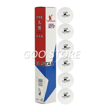 

60 balls XuShaoFa Table Tennis Ball 3-Star 40+ XSF Seamless ITTF Approved New Material plastic White poly Ping Pong Balls