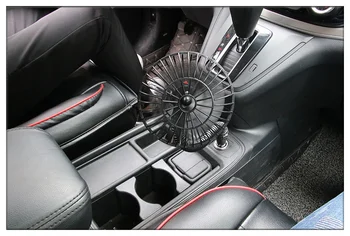 

12V Dashboard Oscillating Vehicle Car Van Truck Home Clip-On Fan 2 Speed Airflow for Opel Optima Rio5 Rio K2 K3 K4 K5 KX3 KX5