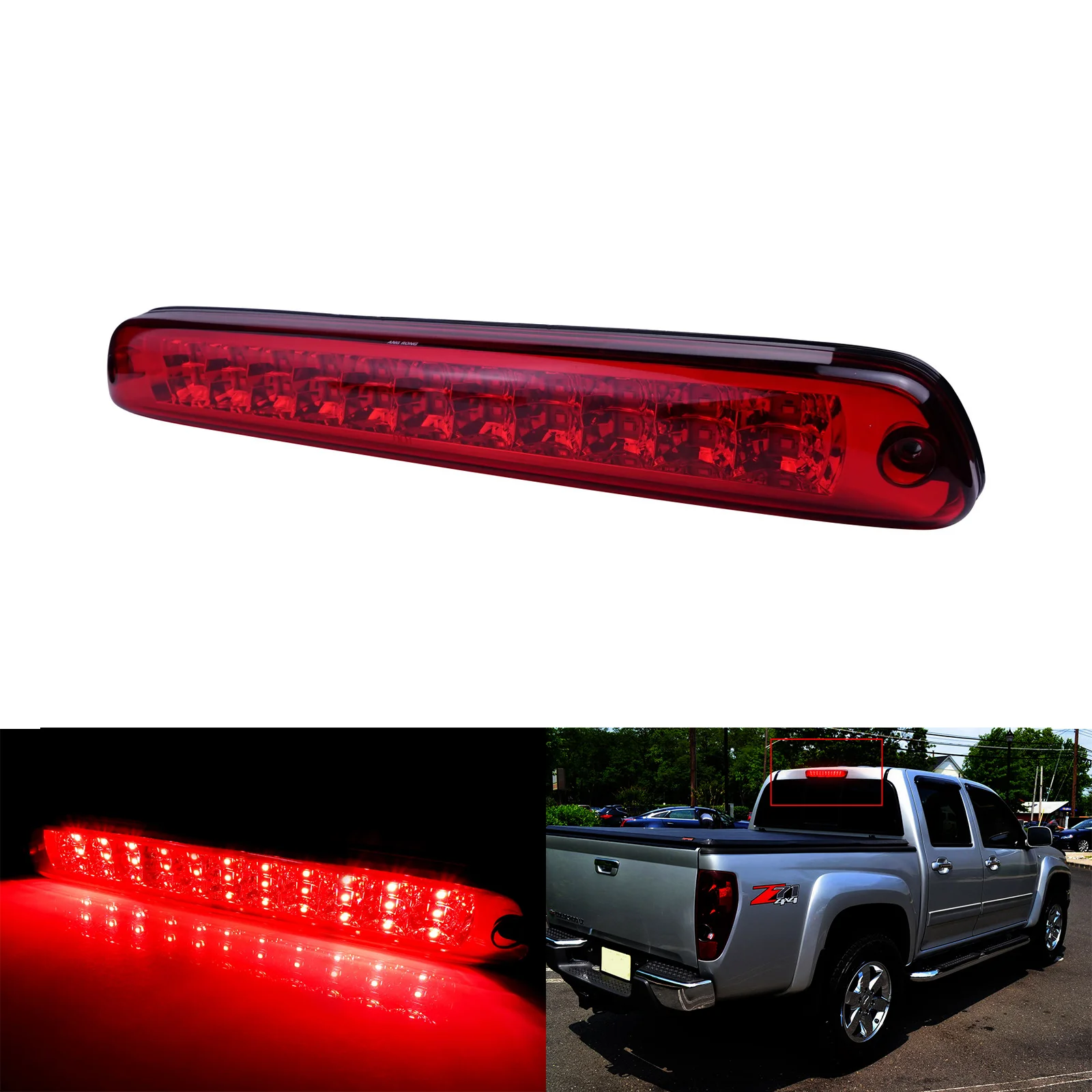 LED Third 3rd Brake Light Fr 07-14 Chevy Silverado GMC Sierra 1500 2500HD 3500HD