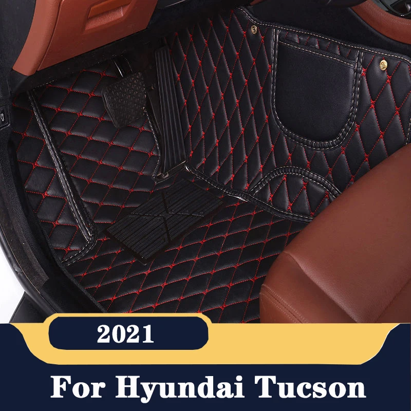 

Автомобильный напольный коврик для Hyundai Tucson 2021, автомобильные напольные коврики, автомобильные аксессуары для интерьера, декоративные детали, чехлы на заказ