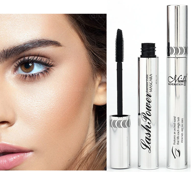 

Black Waterproof Mascara Curling Thick Long Fiber Elongated Mascara Easy to Dry No Knot Black Mascara