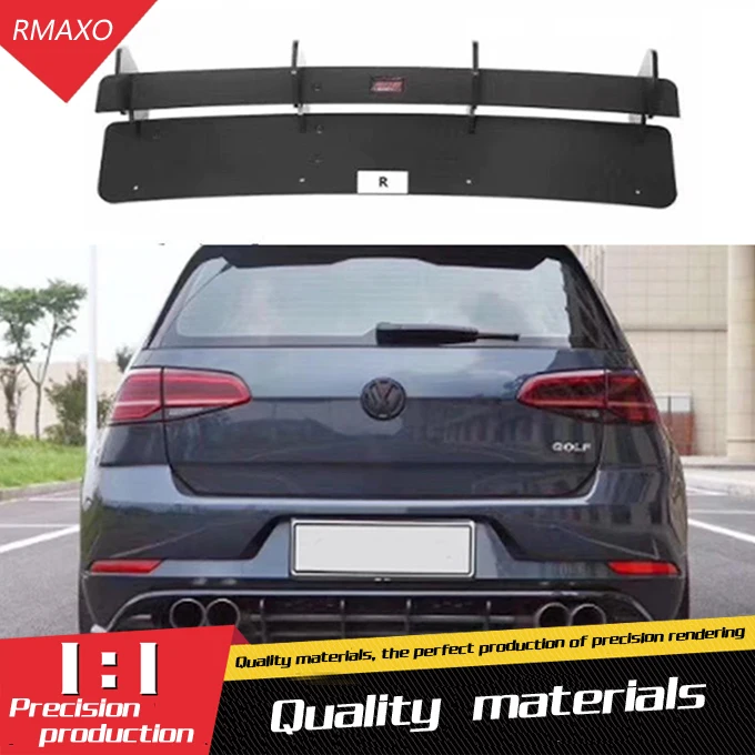 Для VW GOLF 7 5 GTI комплект спойлера 2018 для R ABS задний спойлер бампер диффузор |