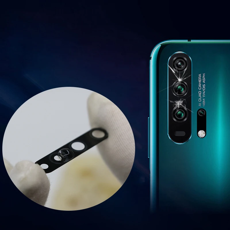 Сзади объектив задней камеры чехол для huawei Honor Примечание 10 9 Lite 8X Max V10 игра с клейкой Замена ленты+ номер для отслеживания