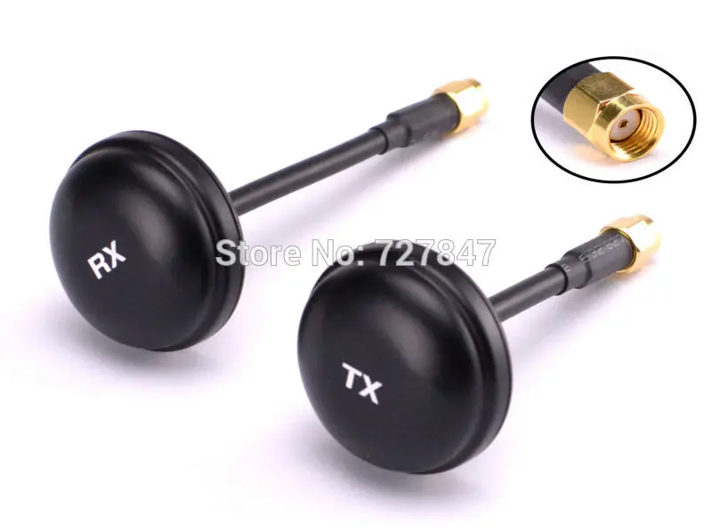 

1 Pair 5.8G Omindirectional Mushroom Antenna for Auido Video Tx 3 leaf & Rx 4 leaf