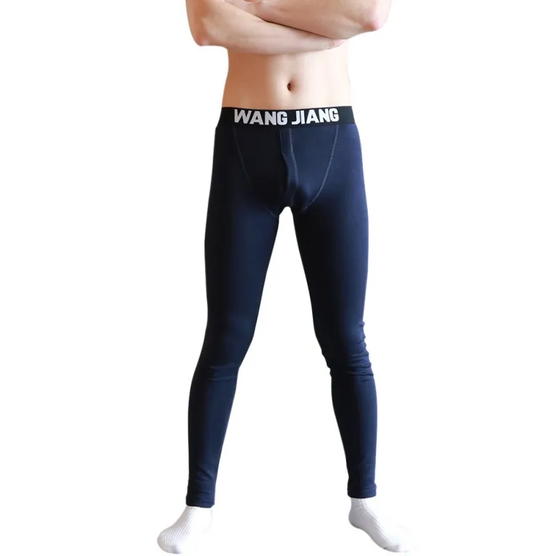 Термобелье зимние теплые штаны мужские подштанники хлопковые с принтом теплые леггинсы хлопковые колготки и леггинсы одежда для мужчин - Цвет: DL