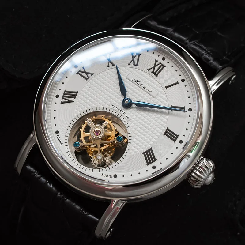 Сапфировые мужские часы s Tourbillon, оригинальные чайки ST8000 (818,900), мужские механические часы из крокодиловой кожи, Лидирующий бренд