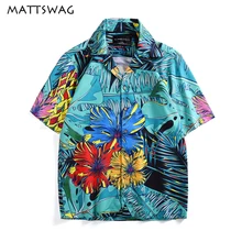 MATTSWAG Flowers Leaf Print Men Shirt Summer Hawaiian Beach Men Casual Shirts Fashion Floral Hawaii Tropical Button Up Shirt Men MATTSWAG Flowers Leaf Print Men Shirt Summer Hawaiian Beach Men Casual Shirts Fashion Floral Hawaii Tropical Button Up Shirt Men