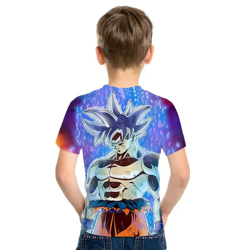 Детская футболка с короткими рукавами с 3D-принтом «Драконий шар» модная футболка для мужчин и девочек детская футболка с принтом «Вонг Саян»