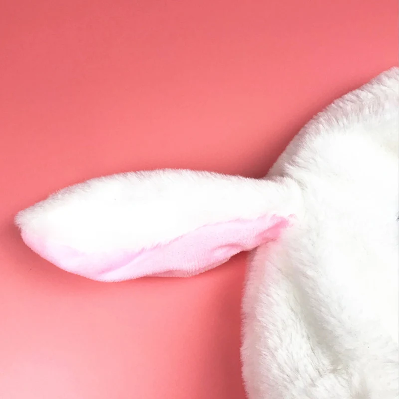 Милые Животные Плюшевый кролик шляпа интересные движущиеся вверх вниз уши дети девочки игрушки подарок