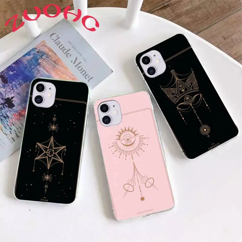 The Lovers stars Phone Case transparent for iphone 11 12 Pro Max Xr X 7 8 PLUS Xs SE 2020 Cover | Мобильные телефоны и