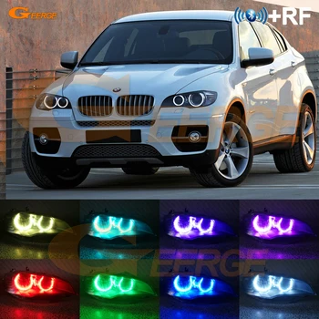 

Excellent RF remote Bluetooth App Multi-Color Ultra bright RGB LED Angel Eyes halo rings For BMW X6 E71 E72 X6M 2008-2014