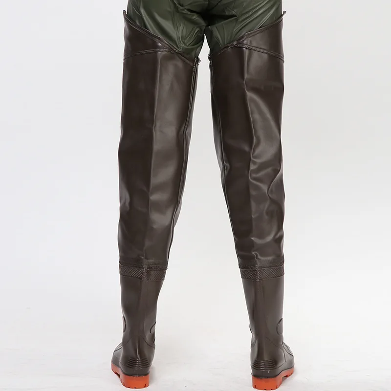 Waterproof Anti-Wear Fishing Pants Men Women Non-slip Rain Boots Outdoor Farmer Fisher Hunting Wading Trousers EU 38-46 fishing waders