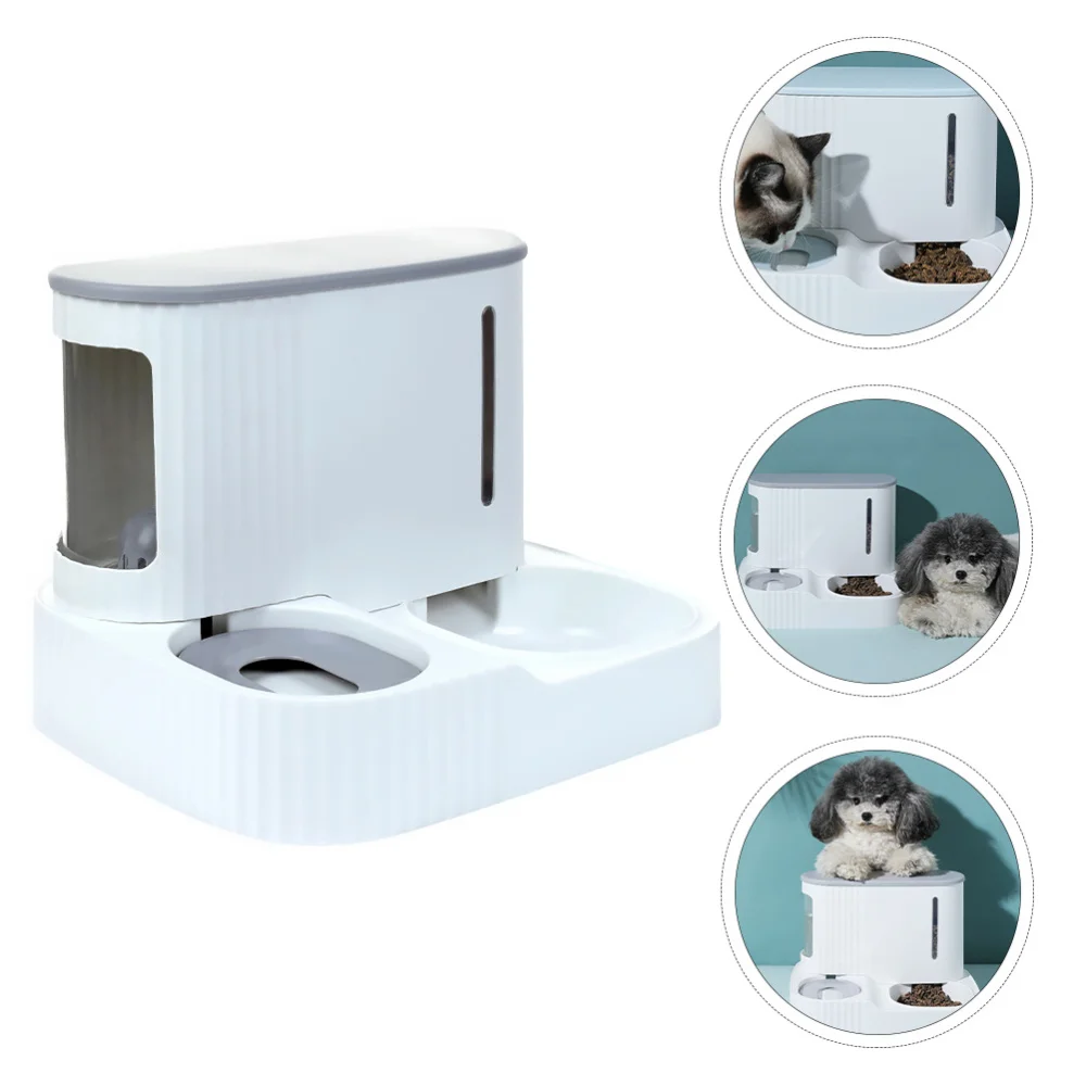Automatic Dog Feeder Cat Feeding Dispenser Detachable Dog Water Bottle Food Bowl Automatic Feeder For Dog Drinking Fountain