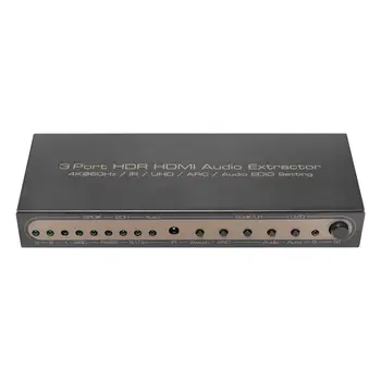 

3x1 HDMI Switch to TOSLINK Optical SPDIF L/R Audio Achieving Synchronized Separation Audio Output Converter HDR HDMI Splitter