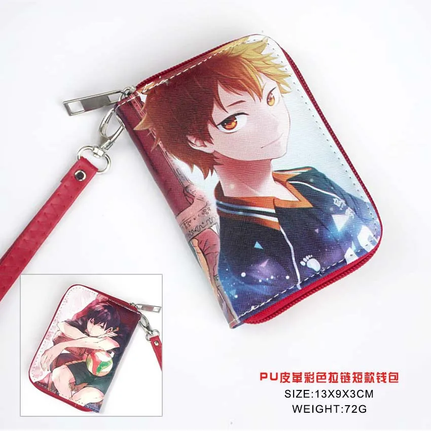 Аниме Haikyuu! Короткий кошелек из искусственной кожи Hinata Shoyo для монет|Кошельки| |