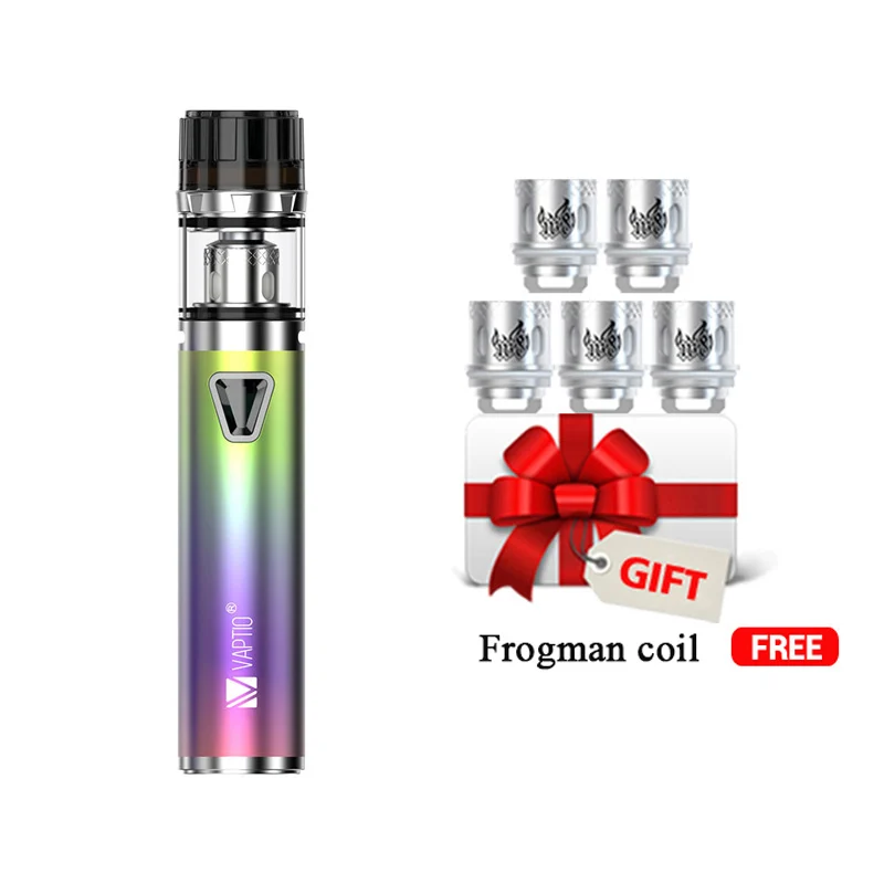 UK SHIPPING Vaptio Vape Pen Solo F1 Kit встроенный аккумулятор 1650 мАч 2 мл бак 0 25 Ом двухъядерный