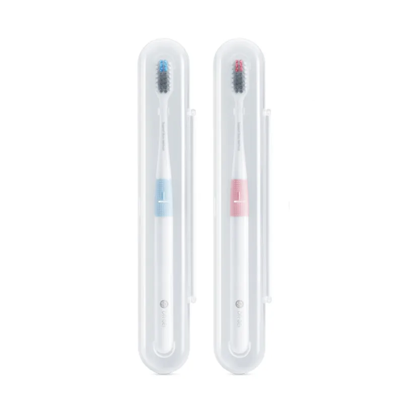Xiaomi Mijia Doctor B Bass метод зубная щетка 4 цвета/комплект включает в себя походная коробка DR. BEI глубокая зубная щетка - Цвет: 1 blue and 1 pink