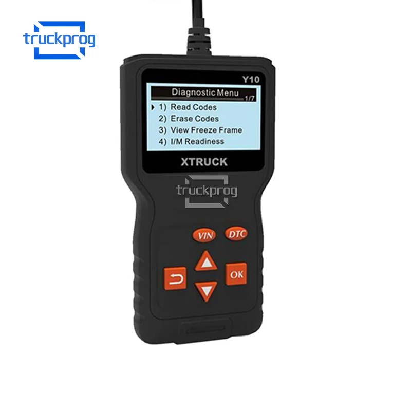 Xtruck Y10 полный OBDII OBD2 Диагностический сканер OBD 2 Код двигателя считыватель авто автомобильный диагностический инструмент поддержка французский