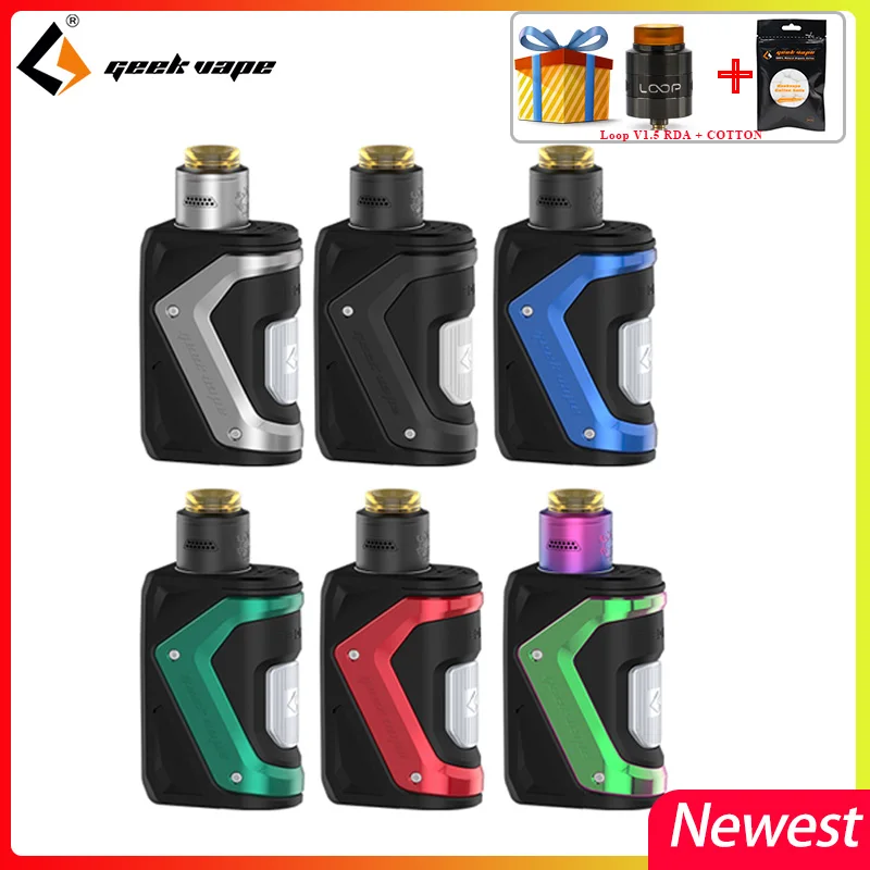 

E cigarette Kit GeekVape Aegis Squonk 100W TC Kit 10ml Bottle Squonk Mod &Tengu RDA AS-100 Chip firing fast Aegis Squonk TC kit