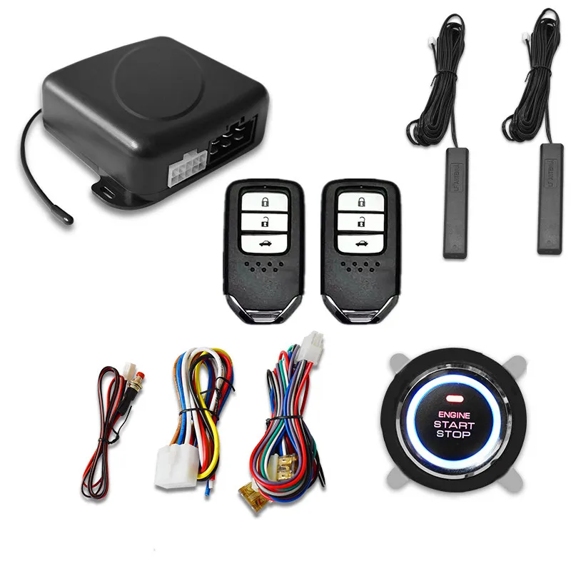 Telecomando Per Auto Pke Ingresso Senza Chiave Per Auto Avviamento Motore Sistema Di Allarme Pulsante Avviamento Remoto Arresto Auto