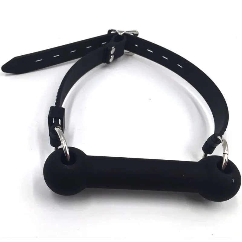 BDSM Bondage Full Silicone Open Mouth Bit Gag Horse Pony Roleplay Gags Adult Sex Toy For