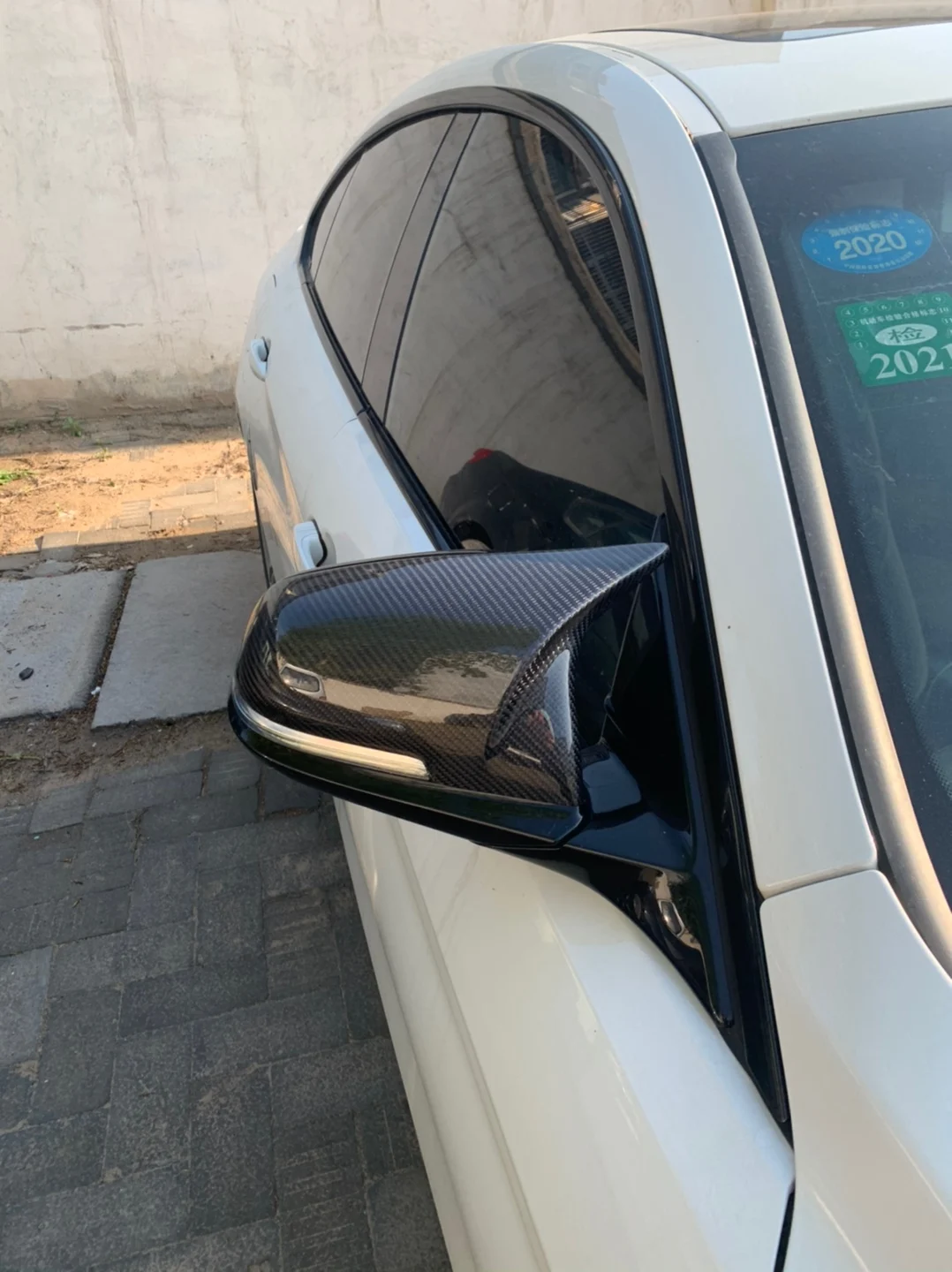 Сменный зеркальный чехол для BMW 1 2 3 4 серии F20 F21 F22 F23 F30 F31 F32 F33 F36 X1 E84 черный из