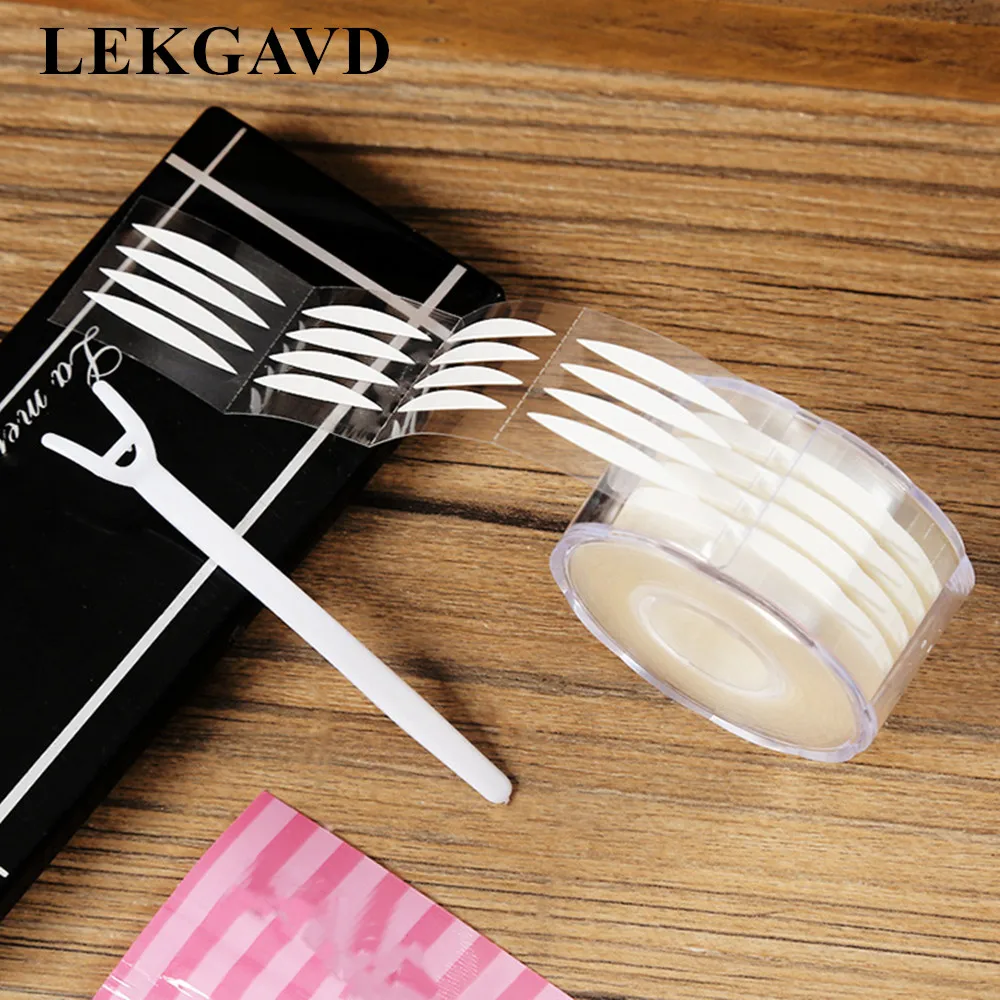 

440pcs / Box Transparent Thin Invisible Double-sided Eyelid Sticker Adhesive Tape Beauty Makeup Tool Eyelid Paste Q13Q99A03
