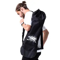 Skateboard Backpack Storage Pockets Waterproof Digital Printing Drawstring Skateboard Carry Bag for Double-warped Skateboard