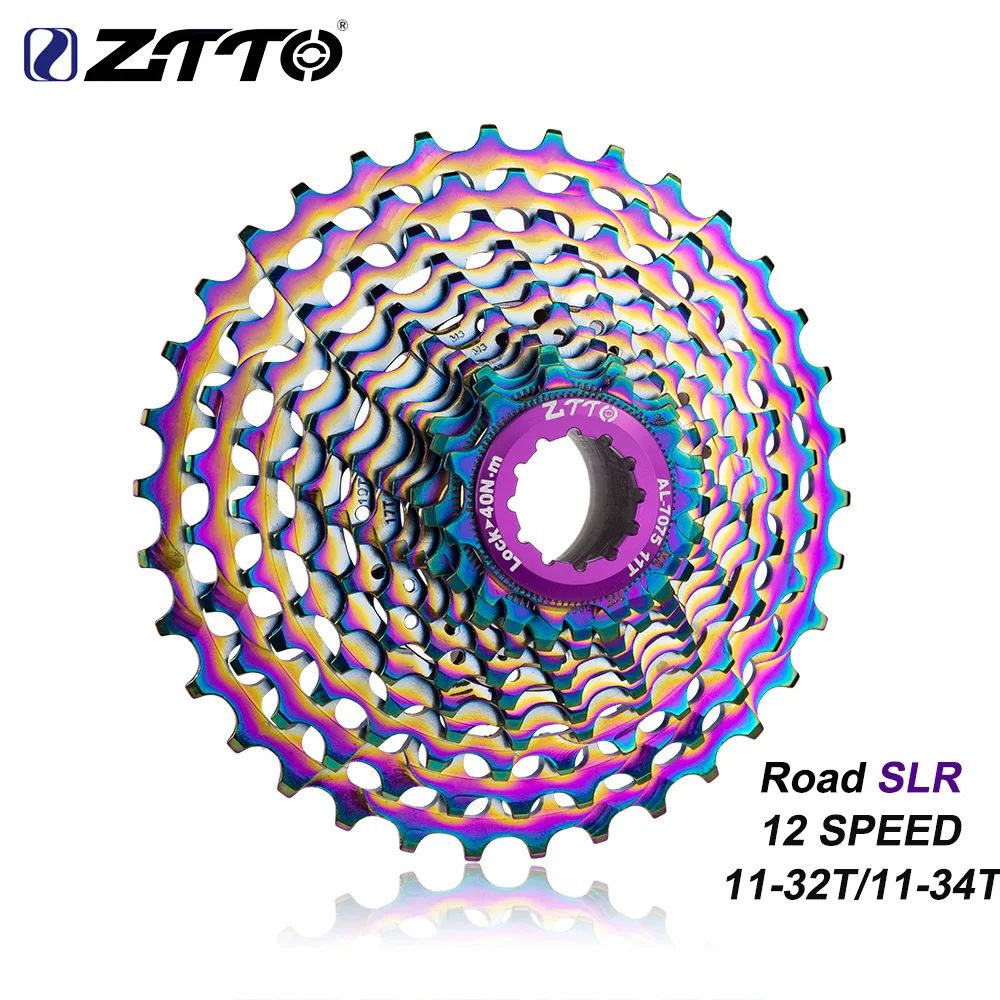 ZTTO New Road Bike12 Speed 11-28T 11-34T Cassette Ultralight Random Freewheel 12s freewheel Steel CNC 12v K7 Road Gravel Bike