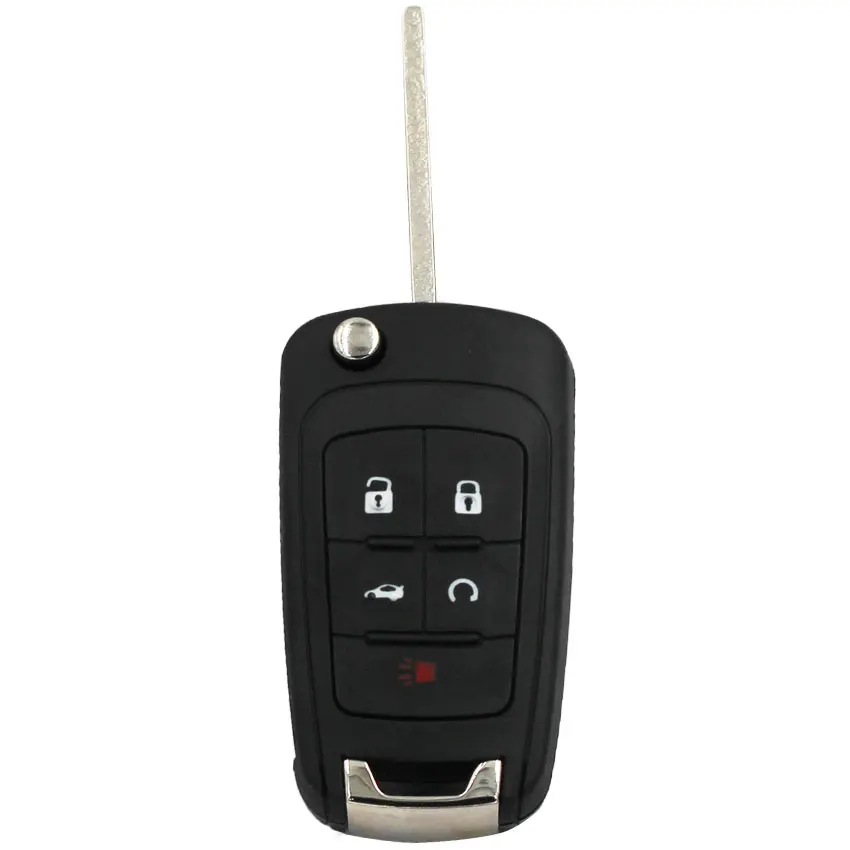 5 кнопочный чехол для замены откидной раскладной ключей Fob 4 + 1 кнопки Chevrolet Aveo Cruze с
