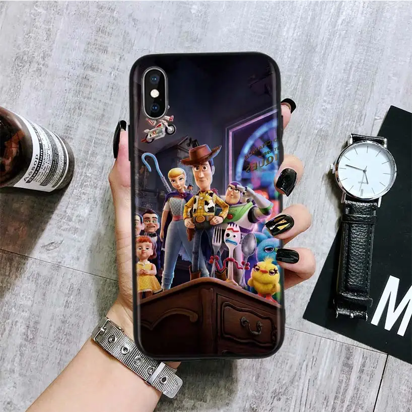 История игрушек черный чехол для телефона Apple IPhone 11 Pro XS MAX XR 7 8 6 6S Plus X 10 Ten 5 5S SE Coque Shell - Цвет: BA108-5