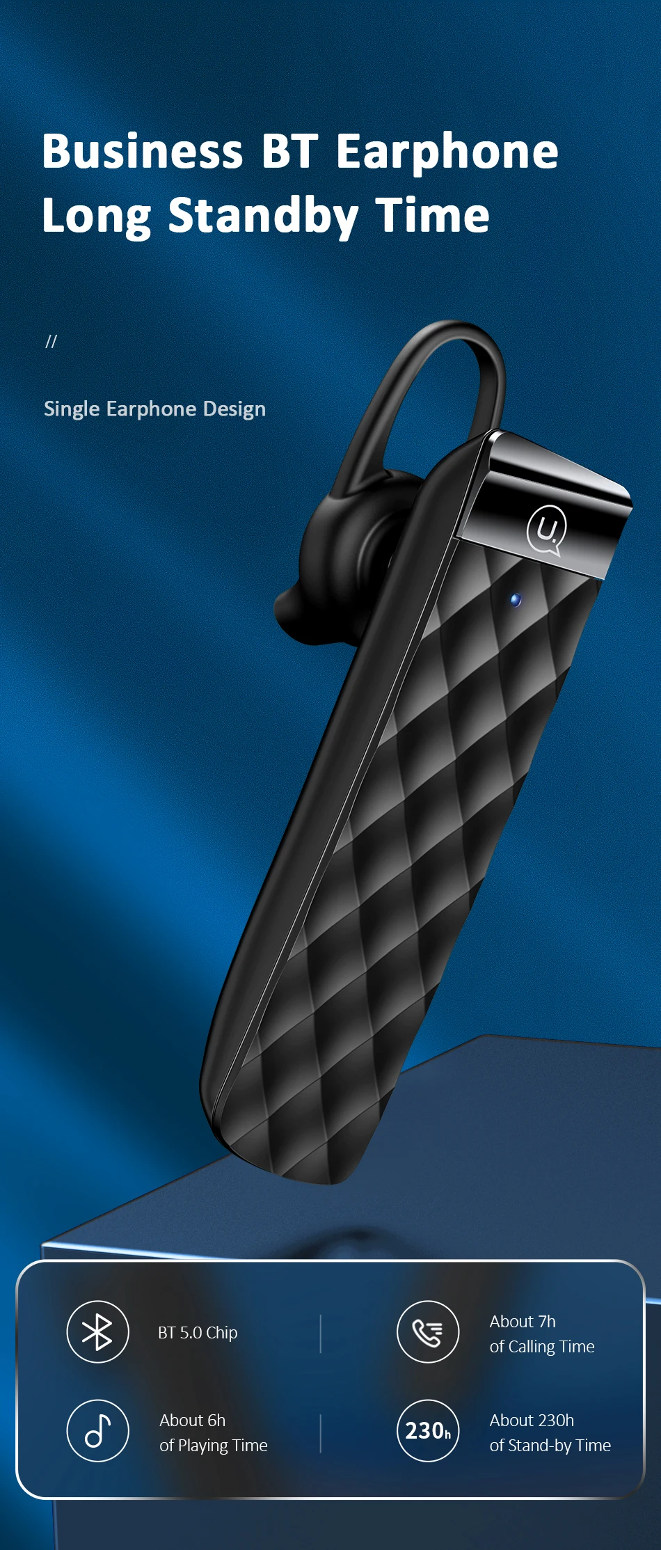 USAMS Bluetooth 5.0 HiFi Wireless 