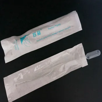

100pcs 1ml 2ml 3ml 3ml-L sterile transfer pipettes plastic pasteur pipette dropper with independent paper-plastic packaging