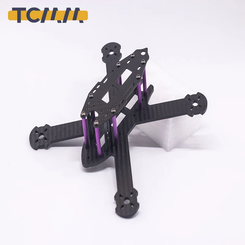 Special Price TCMMRC 5 Inch FPV Frame Kit STAD 210 drone Wheelbase Mm 3 Arm Carbon Fiber Racing Drone Quadcopter | Игрушки и хобби