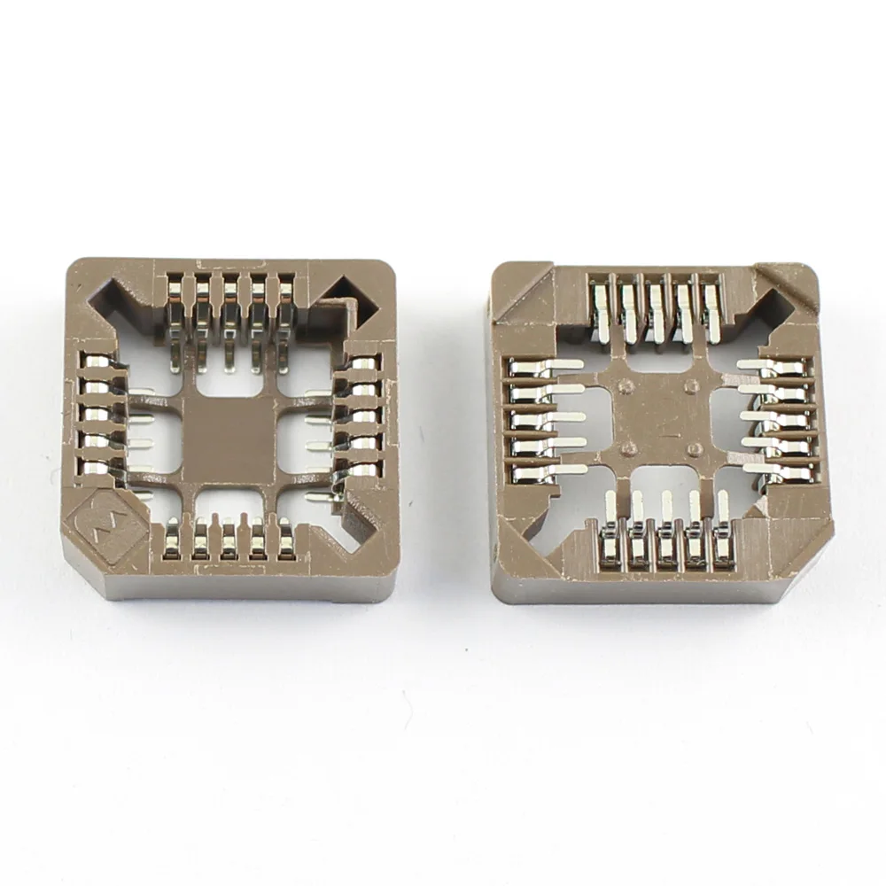 10 шт. PLCC20 20-контактный разъем SMD поверхностное монтаж SMT IC гнездо адаптера PLCC