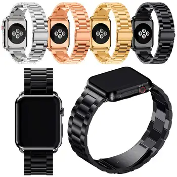 

Luxury Watch Band For iWatch Band 38mm 42mm 40mm 44mm Watchband Stainless Steel Bracelet Strap For Apple Watch 5/4/3/2/1 Belt