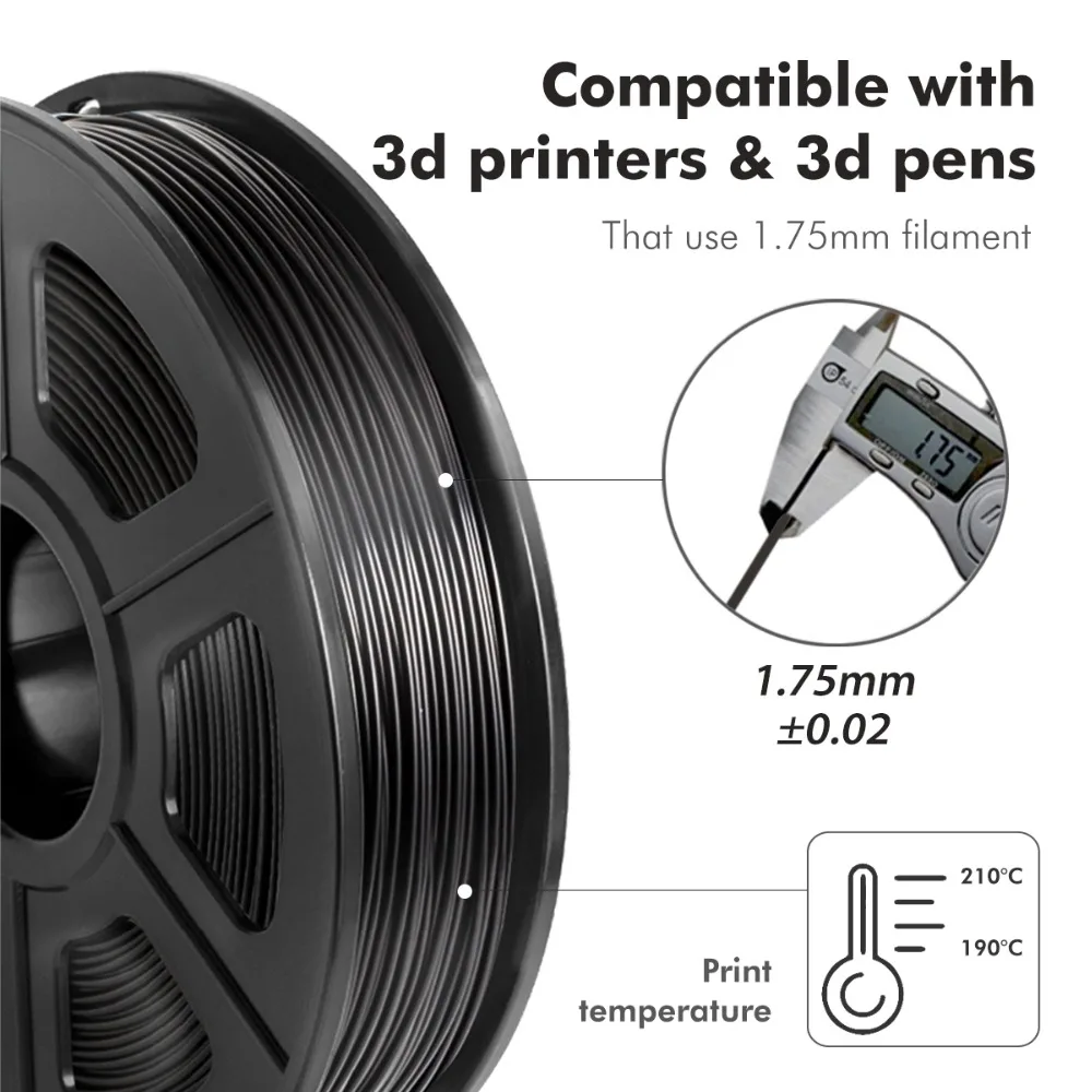 Sunlu tpu 0.5kg filamento flexível com cor