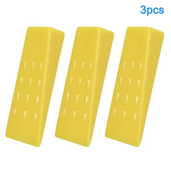 

3pcs Cutting For Wood Stabilize Cleaving Chainsaw Toothed Splitting Safe Practical Portable 5 Inches Easy Use Felling Wedge