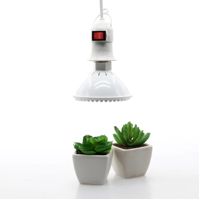 2M/Tétel Led Növény Növekedése Töltse Ki A Lote Kapcsolóval Csavarozvány Fejű Növényi Lámpa Virág Zöldség Húsos Óvodai E11368 - Image 4