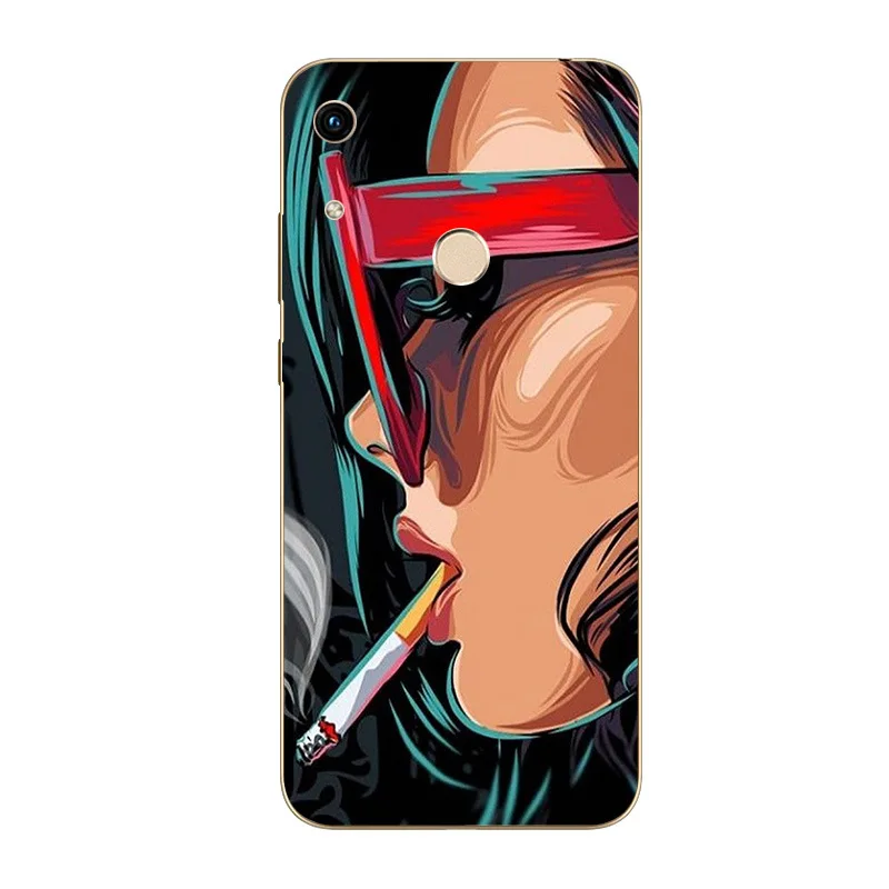Case Cover for Huawei Honor 8A Soft Silicone TPU Floral Flower patterned painting Phone case | Мобильные телефоны и